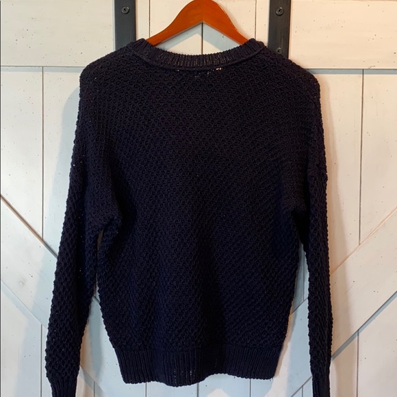 Sale! Navy blue madewell sweater - Picture 6 of 7